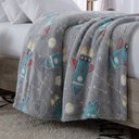 Ver imagem 3 de Kit 2 Manta Cobertor Infantil Brilha no Escuro Microfibra Super Macio com Conforto Térmico Premium C