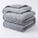 Ver imagem 1 de Kit 2 Manta Cobertor Infantil Brilha no Escuro Microfibra Super Macio com Conforto Térmico Premium C