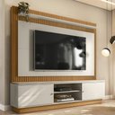 Ver imagem 1 de Estante Painel para Tv 75 Pol 215cm Guape Nature/off Flex L06 - Mpozenato