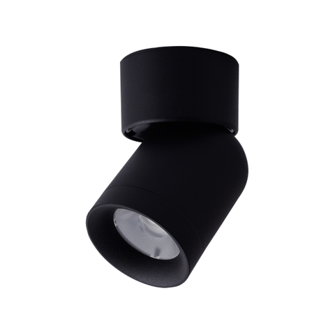 Spot de Sobrepor Yika Redondo Preto Led 7W 2700K Bivolt DS7083 Delis