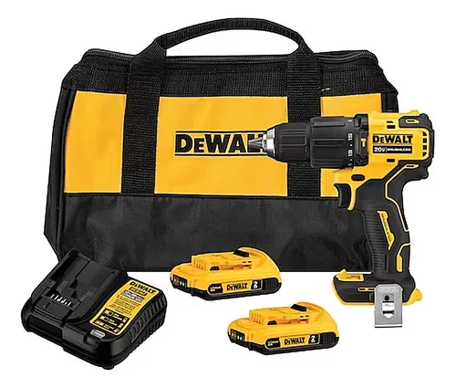 Ver imagem 3 de Parafusadeira Furadeira Dewalt Dcd709d2 1/2'' 13 Mm com Impacto 20v Max Ion de Litio Brushless Carre