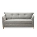 Ver imagem 5 de Sofá 3 Lugares Living para Sala Leblon 180cm Linho Cinza E03 - D’Rossi