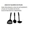Conjunto de Panelas Elegan Vermelho 08 Peças Teflon - 8