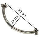Ver imagem 2 de Barra de Apoio Canto Inox 50 Cm - 04013 Hidroshop