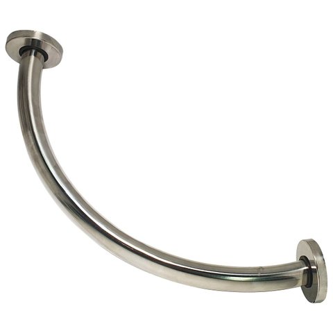 Barra de Apoio Canto Inox 50 Cm - 04013 Hidroshop