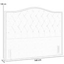 Ver imagem 4 de Cabeceira Cama Box Queen 160 Cm P05 Grécia Linho Cinza Escuro - Lyam Decor