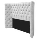 Ver imagem 2 de Kit Cabeceira e Calçadeira Baú Casal Everest P02 140 cm para cama Box Suede - Doce Sonho Móveis KIT