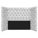 Ver imagem 4 de Kit Cabeceira e Calçadeira Baú Casal Everest P02 140 cm para cama Box Suede - Doce Sonho Móveis KIT