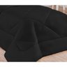 Colcha com Jogo Lençol Dupla Face Solteiro 4 pçs Cotex Preto - 3