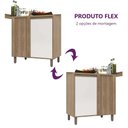 Ver imagem 5 de Balcão Cozinha Canto Reto 1 Porta - Módulo Cozinha Mel - Luciane 1305:Pérola Off