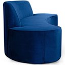Ver imagem 3 de Sofá 03 Lugares 210cm Mônaco Veludo Azul Royal - Nexta Casa
