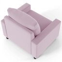 Ver mais imagens de Kit 2 Poltronas Decorativas para e Recepção Malta L02 Suede Rosê - Lyam Decor