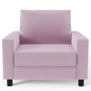 Ver imagem 6 de Kit 2 Poltronas Decorativas para e Recepção Malta L02 Suede Rosê - Lyam Decor