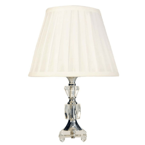 Abajur "cristal" Mesa Quarto Sala Decoração 35cm