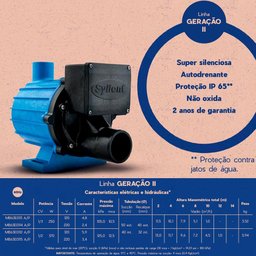 Bomba Hidromassagem 1/3 Cv 220v Gii Syllent (mb63e0114a/p) - 4