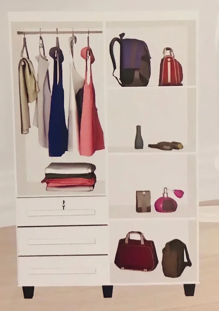 Guarda Roupa 4 portas - Canelato - 2