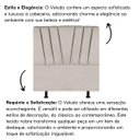 Ver imagem 5 de Cabeceira Casal Queen Size Cama Estofada 160 Cm Antonella Veludo:bege