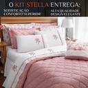 Ver imagem 2 de Colcha Queen Size Stella 100% Algodão Bordado Super Luxuoso Athena:rosa