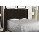 Ver imagem 2 de Cabeceira Vicenza para Cama Box Queen 160 Cm Corino Marrom - D’Rossi