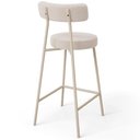 Ver mais imagens de Kit 06 Banquetas Baixa Cozinha Sala Jantar Bancada Milão Arena L02 Bouclê Creme - lyam decor