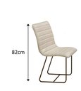 Ver imagem 3 de Conjunto Itália com 4 Cadeiras e Base Tocantins Bm Tubulares Off White/courissimo 133