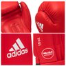 Luva de Boxe adidas em couro IBA Approved Red - 5