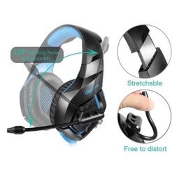 Fone Headset Gamer para Pc Celular e Videogame K1-B Azul - 9