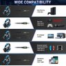 Fone Headset Gamer para Pc Celular e Videogame K1-B Azul - 7