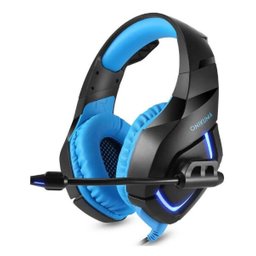 Fone Headset Gamer para Pc Celular e Videogame K1-B Azul - 1
