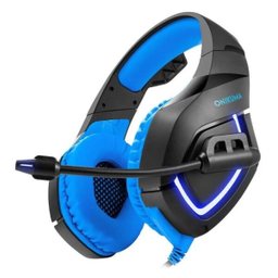 Fone Headset Gamer para Pc Celular e Videogame K1-B Azul - 2