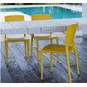 Cadeira Safira Amarela Conjunto com 4 - 3