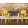 Cadeira Safira Amarela Conjunto com 4 - 4