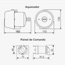 Ver imagem 4 de Aquecedor Elétrico para Banheira Super Hidro Digital Cardal 220v/8200w