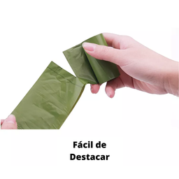 Refil Cata Coco Sacolas cada Saquinhos tem 15 sacolinhas Biodegradável Prático Para Pet Saco Cata Ca - 3