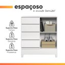 Ver mais imagens de Cômoda Sapateira 4 Gavetas 1 Porta Maia