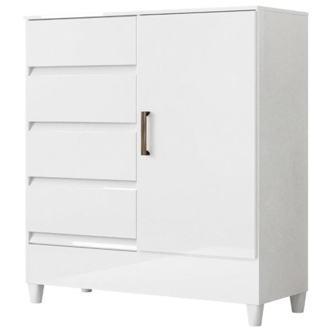 Cômoda Sapateira 4 Gavetas 1 Porta Maia