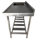 Ver imagem 3 de Pia Aço Inox Industrial 120x60x90 Cm Cuba Esquerda Nortinox