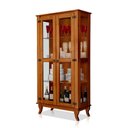 Ver imagem 5 de Cristaleira de Madeira Maciça Bella Luna 2 Portas de Vidro