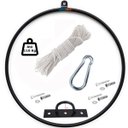 Ver imagem 2 de Lira Acrobática Circense Preta ( Lyra Redonda) 90cm