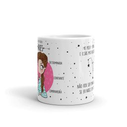 Caneca de Porcelana Ela é de Aries - 3