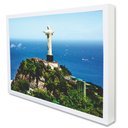 Ver imagem 2 de Quadro Decorativo Caixa Cidade Rio de Janeiro - Cristo Redentor Tacolado Moldura Caixa 3cm Madeira C
