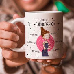 Caneca de Porcelana Ela é de Capricornio - 7