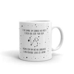 Caneca de Porcelana Ela é de Capricornio