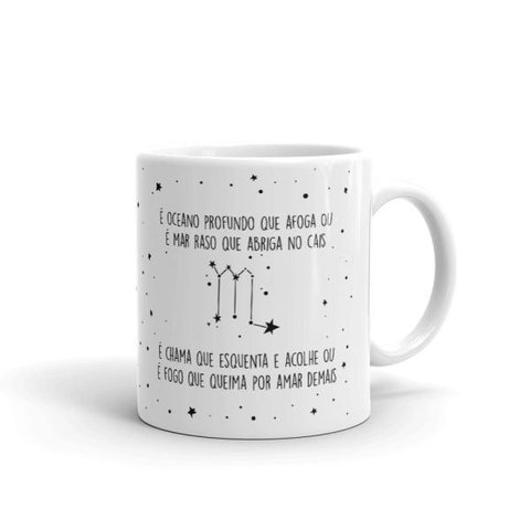 Caneca de Porcelana Ela é Escorpião