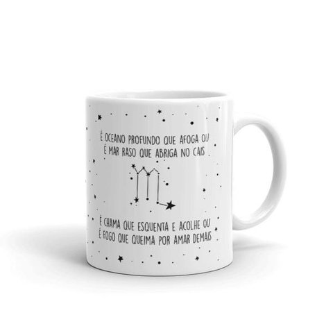 Caneca de Porcelana Ela É Escorpião