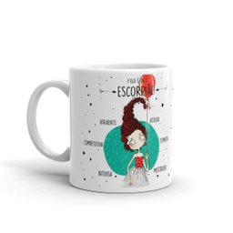 Caneca de Porcelana Ela é Escorpião - 2