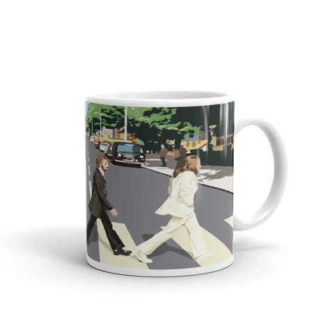 Caneca de Porcelana Beatles Mod 01