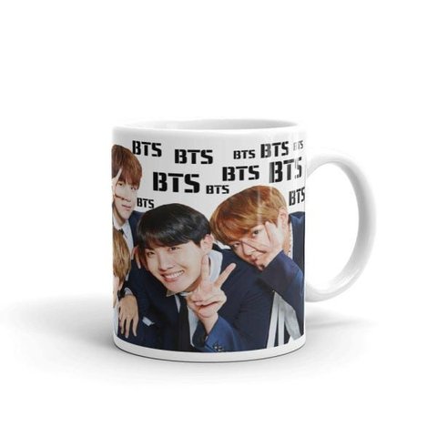 Caneca de Porcelana Bts Mod 01