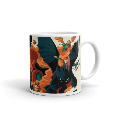 Caneca de Porcelana como Treinar Seu Dragão