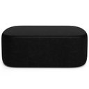 Ver imagem 4 de Cabeceira Cama Box 100cm Lanna com Puff Recamier Doha W01 Couríssimo Preto - Lyam Decor